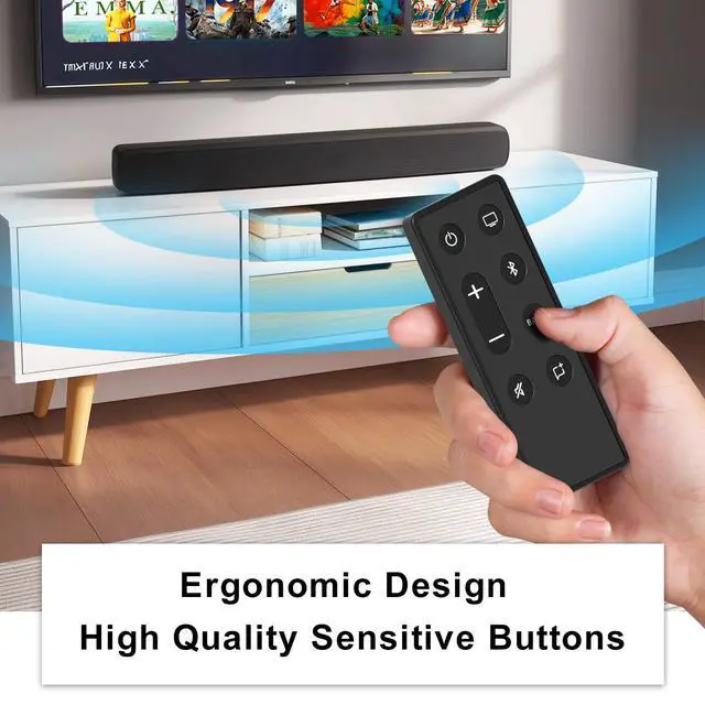 Alt view image 4 of 7 - Replacement Remote Control for Bose TV Speaker and Solo Soundbar Series II,Compatible with Bose Solo 5 10 15 Series II TV Sound System