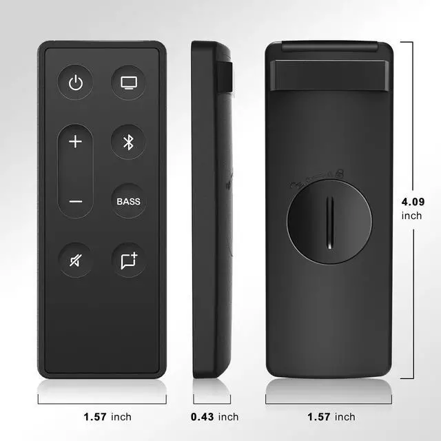 Alt view image 7 of 7 - Replacement Remote Control for Bose TV Speaker and Solo Soundbar Series II,Compatible with Bose Solo 5 10 15 Series II TV Sound System