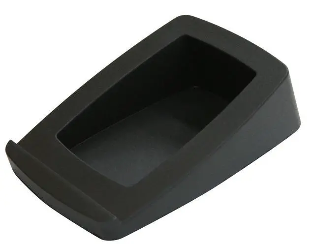 Alt view image 4 of 7 - Angled Desktop Speaker Stands Isolation Speaker Stands for Computer Speakers and Bookshelf Speakers - Black
