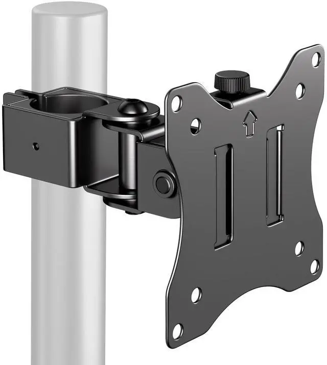 Main image of Universal VESA Pole Mount for 17- 32 Screens,Holds to 22Lbs, Adjustable Monitor Mount with 75x75/100x100 VESA Plate, Tilt/Swivel/Rotation,Fits 1.377 Inch Diameter Pole,Black