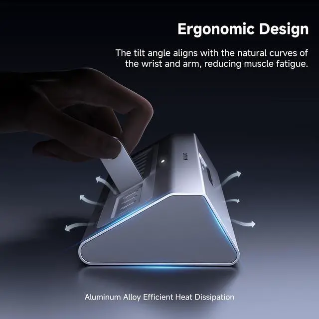 Alt view image 6 of 7 - Powered USB Hub,15 in 1 USB 3.2 Hub, USB C Hub with PD 100W, USB C 45W Charge, 10Gbps Data, 8 USB A, 65W Power Adapter, 3.3FT Cable, Aluminum USB Hub for PC, Laptop, Mac, Mac mini, iMac, iPad