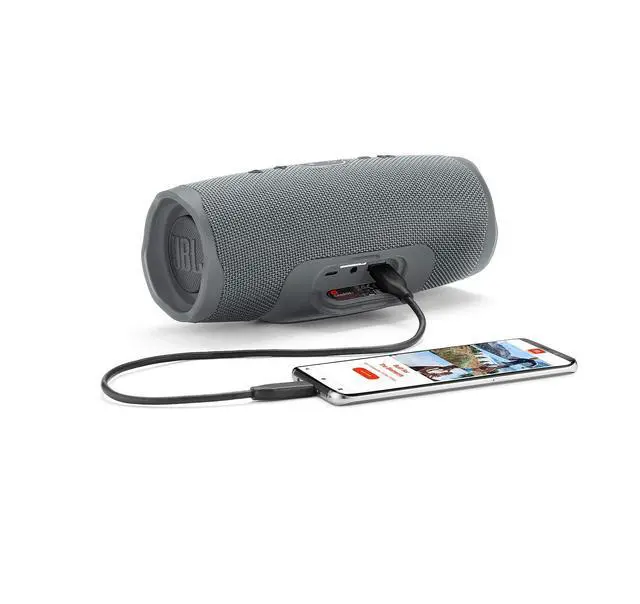 Alt view image 4 of 7 - Charge 4 - Waterproof Portable Bluetooth Speaker - Gray