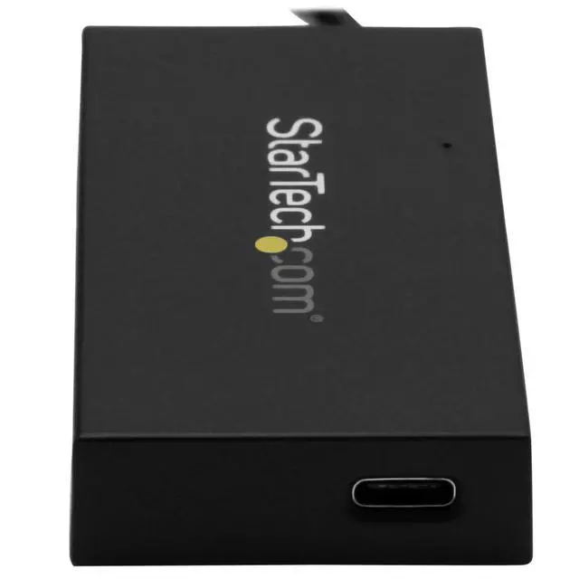 Alt view image 4 of 7 - 4 Port USB 3.0 Hub - USB Type-A Hub with 1x USB-C & 3x USB-A (SuperSpeed) - USB Bus or Self-Powered - Portable USB 3.0 (5Gbps) BC 1.2 Charging Hub w/ Power Adapter , TAA (HB30A3A1CSFS)