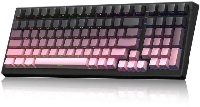 Main image of X98 PRO Wireless Mechanical Keyboard,Hot Swappable Custom Keyboard with Number Pad,Linear Switches,Tri-Mode BT5.0/2.4GHz/USB-C,RGB Backlit Computer Gaming Keyboards for Win/Mac/PC