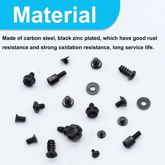 Alt view image 3 of 6 - 400Pcs Computer Screws Assortment Kit, Motherboard Standoffs Screws PC Screws for Universal Motherboard, SSD, Hard Drive, PC Case, PC Fan, for DIY PC Installation and Repair
