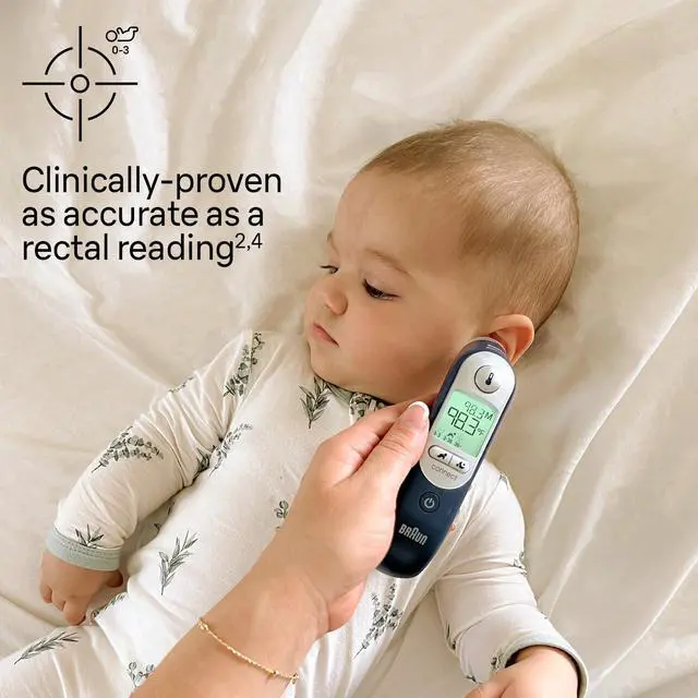 Alt view image 2 of 7 - ThermoScan 7+ Connect Digital Ear Thermometer for Kids - Family Care App Compatible, Age Precision Technology, Color-Coded Display, No. 1 Brand Recommended by Pediatricians