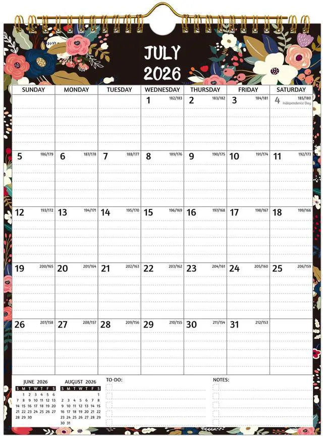 Main image of Wall Calendar 2026-2028 2 Year Calendar 2026-2028, 8.5 x 11 In, Jul 2026 - Jun 2028, 24-Month Calendar, Small Monthly Calendar 2026-2026 Vertical, Ruled Blocks, Thick Paper, Holidays, To-do Notes