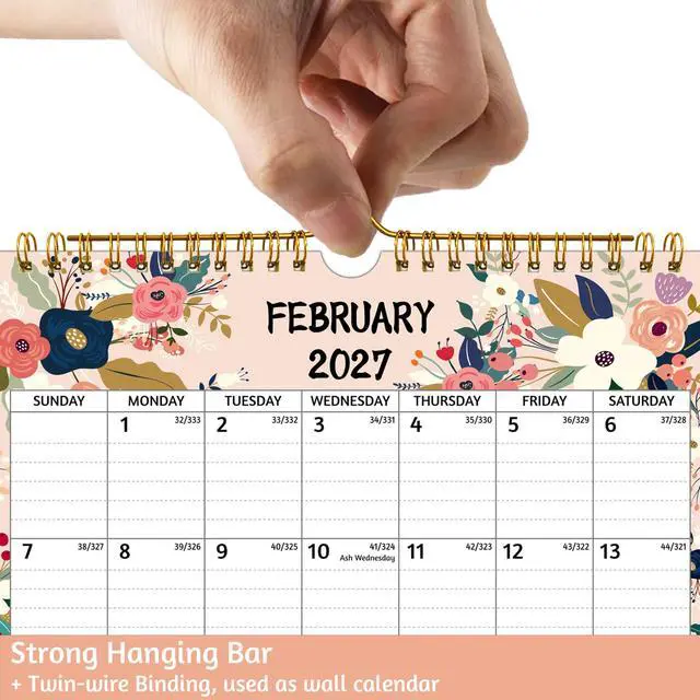 Alt view image 4 of 7 - Wall Calendar 2026-2028 2 Year Calendar 2026-2028, 8.5 x 11 In, Jul 2026 - Jun 2028, 24-Month Calendar, Small Monthly Calendar 2026-2026 Vertical, Ruled Blocks, Thick Paper, Holidays, To-do Notes