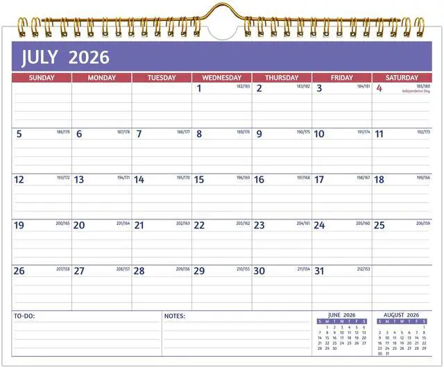 Main image of Wall Calendar 2026-2028 2 Year Calendar 2026-2028, 11 x 8.5 In, Jul 2026 Jun 2028, 2026 Calendar 24 Months, Small Monthly Calendar 2026, with Ruled Blocks, Thick Paper, Holidays, To-dos Notes