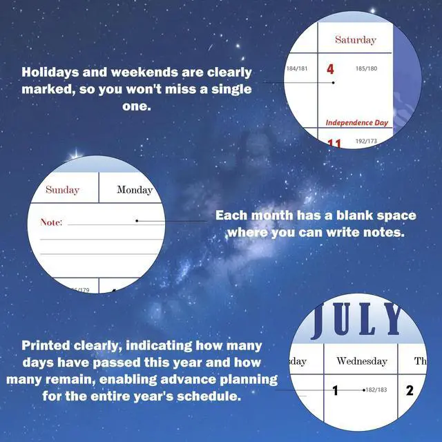Alt view image 5 of 7 - 36 X 24 2026 Yearly Wall Calendar, Large Folded Annual Yearly Planner Laminated Horizontal and Vertical Dual-Use, Effortlessly Plan and Schedule JanuaryDecember 2026 (24" x 36" - Folded)