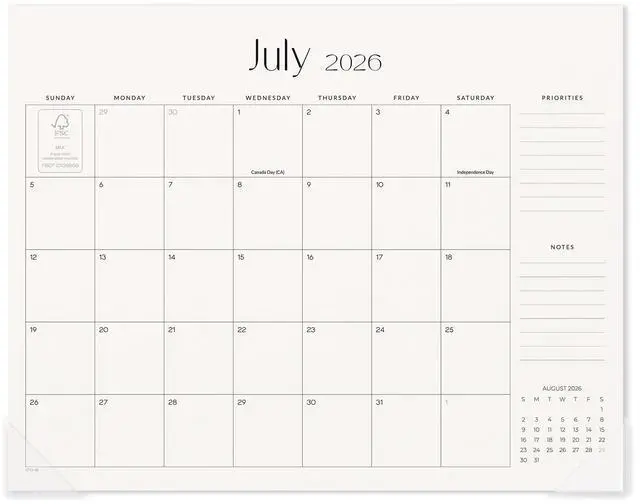 Main image of Magnetic Calendar for Refrigerator 2026-2027, 18 Months Magnet Fridge Calendar July 2026 to December 2027, 14-1/5" x 11-1/5" Easy Planning, Simplified