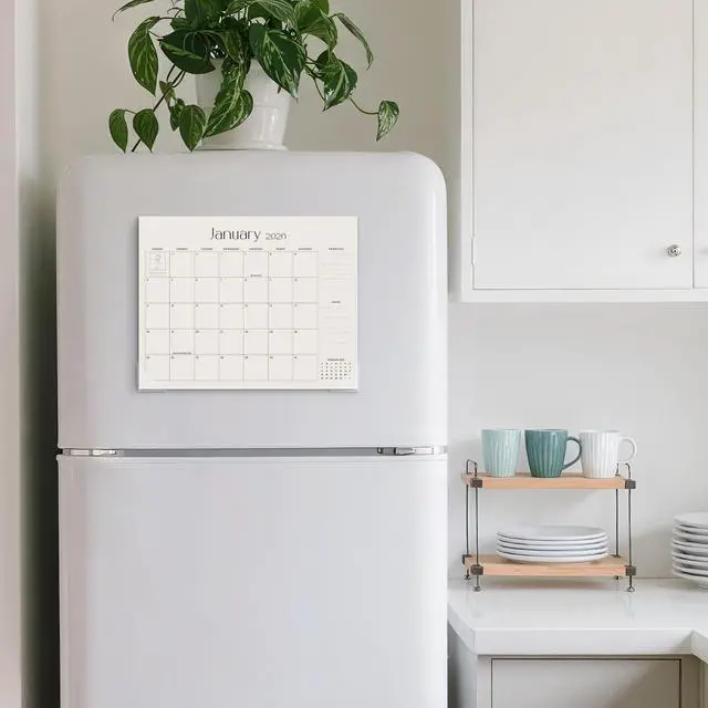 Alt view image 2 of 7 - Magnetic Calendar for Refrigerator 2026-2027, 18 Months Magnet Fridge Calendar July 2026 to December 2027, 14-1/5" x 11-1/5" Easy Planning, Simplified