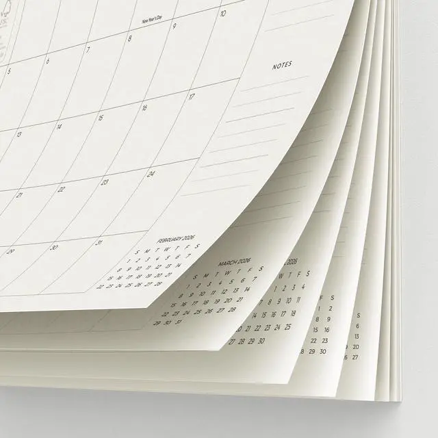 Alt view image 6 of 7 - Magnetic Calendar for Refrigerator 2026-2027, 18 Months Magnet Fridge Calendar July 2026 to December 2027, 14-1/5" x 11-1/5" Easy Planning, Simplified