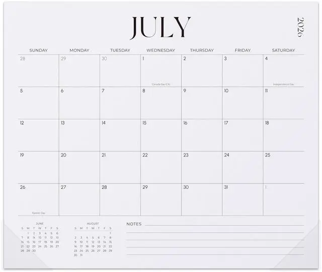 Main image of Magnetic Wall Calendar 2026-2027, 18 Month Monthly Calendar from July 2026 to December 2027, 13 x 11, Academic Fridge Calendar for Home & Office Organization