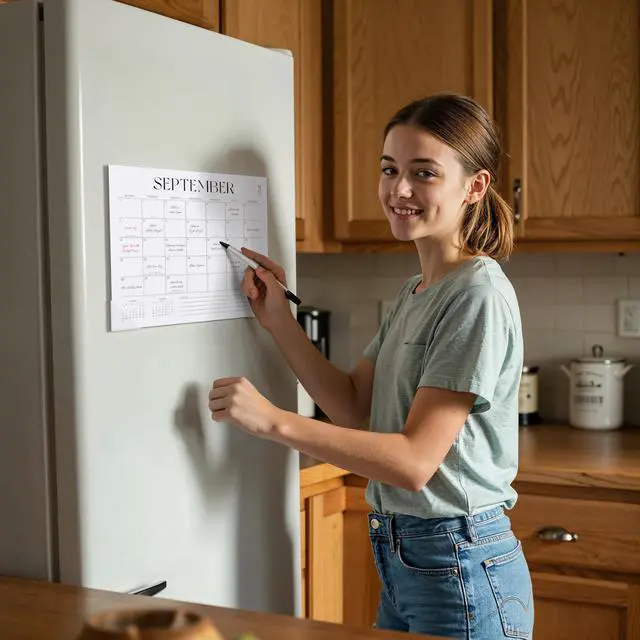 Alt view image 4 of 6 - Magnetic Wall Calendar 2026-2027, 18 Month Monthly Calendar from July 2026 to December 2027, 13 x 11, Academic Fridge Calendar for Home & Office Organization