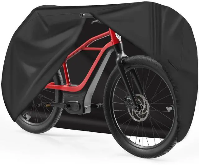 Main image of Bike Cover for 1 Bike - 600D Bike Covers Outdoor Storage Waterproof & Heavy Duty, Bicycle Cover for Single eBike, Mountain Bike, Road Bike, Hybrid Bike, Beach Cruiser Bike, Scooter and More