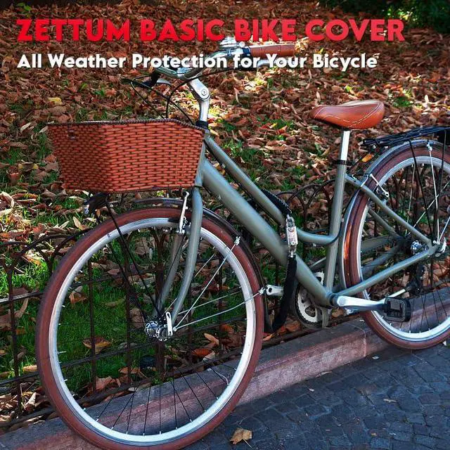 Alt view image 7 of 7 - Bike Cover for 1 Bike - 600D Bike Covers Outdoor Storage Waterproof & Heavy Duty, Bicycle Cover for Single eBike, Mountain Bike, Road Bike, Hybrid Bike, Beach Cruiser Bike, Scooter and More
