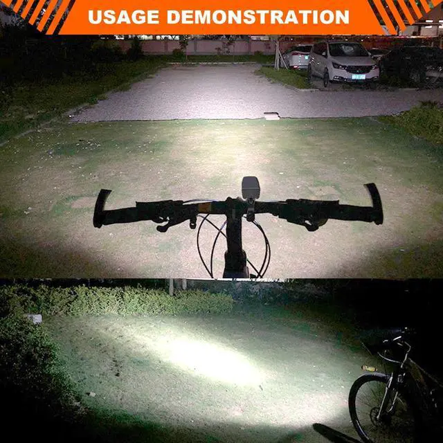 Alt view image 6 of 7 - Bike Lights for Night Riding USB Bike Light Set, Bicycle Front Headlight and Back Taillight, 3/5 Light Modes,for Road Cycling
