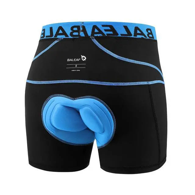 Alt view image 4 of 7 - Men's 3D Padded Bike Shorts Cycling Underwear MTB Liner Road Biking Bicycle Clothes Blue M