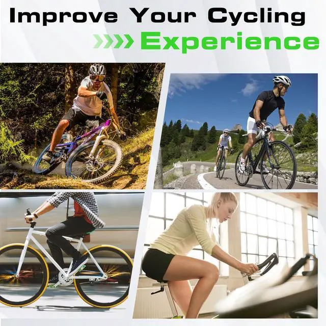 Alt view image 4 of 7 - Bike Seat Cushion - Gel Padded Cover for Men Women Comfort, Extra Soft Exercise Bicycle Compatible with Peloton, Stationary or Cruiser Seats