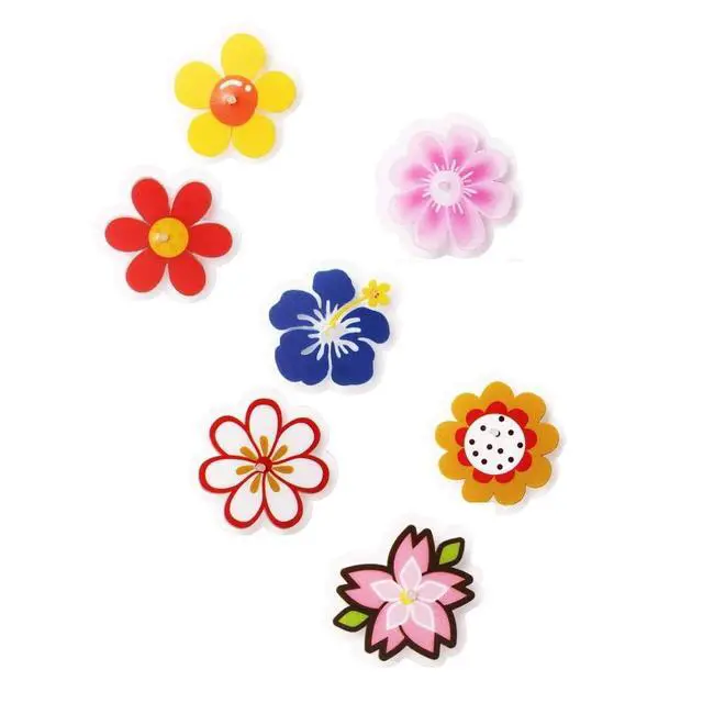 Alt view image 4 of 7 - Bike Wheel Spoke Decorations 24 Clip-On Flower & Butterfly Accessories Fun Bicycle Spoke Decorations for Kids, Girls, Toddlers Easy Snap-On, Colorful Bike Gifts