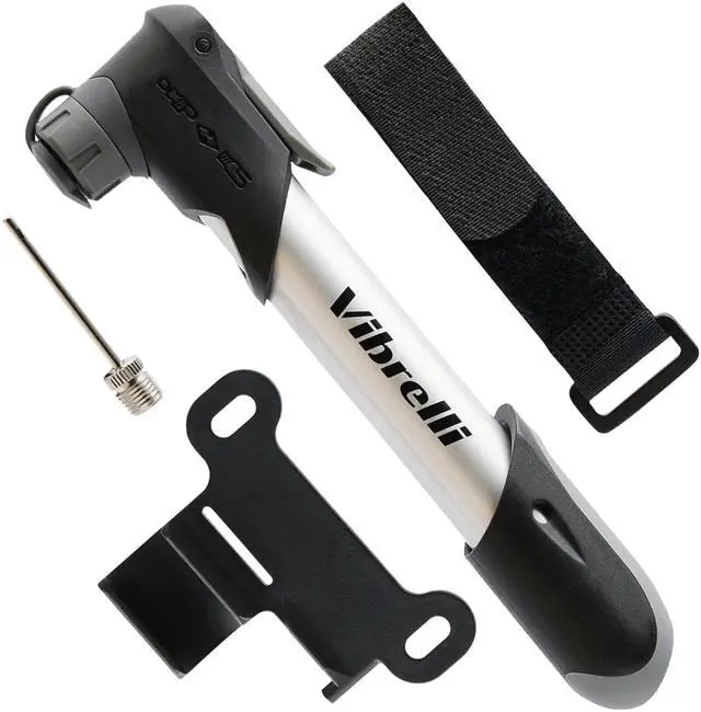 Main image of Mini Bike Pump - Presta & Schrader Bicycle Pump - 120 PSI Tire Pump for Road & MTB - No Valve Changing Needed