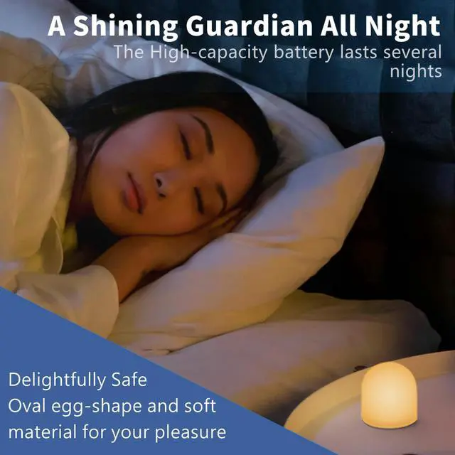 Alt view image 4 of 7 - Color Changing Mini Nightlight, Multicolor LED Mood Lighting - Night Light for Bedroom, Bathroom, Living Room - Battery Powered (Pack of 12)