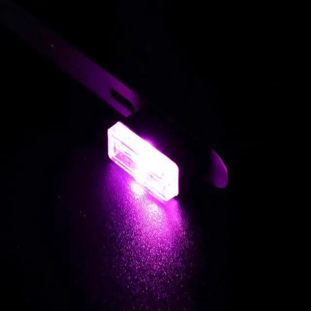 Alt view image 7 of 7 - 7 Pieces Mini USB LED Light Car Interior Lights USB LED Atmosphere Lamp Light Plug-in 5V Universal USB Light Interior Ambient Lighting Kit for Cars Laptops Night Led Lights Decoration (7 Colors)