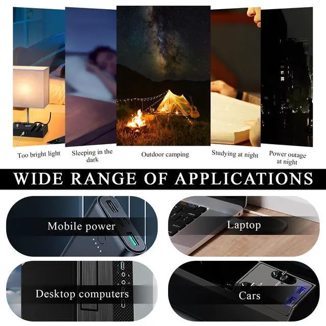 Alt view image 5 of 6 - 4 PCS USB LED Car Interior Atmosphere Lamp, Portable Plug-in 5V USB Car LED Interior Lighting Night Lamp, Mini U SB Ambient Lighting Decor for Home C ar Laptop Keyboard (Red)