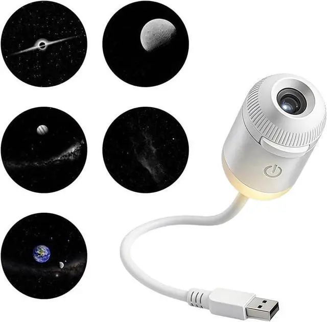 Main image of 2-in-1 Mini Galaxy Star Projector | Galaxy Projector Night Light for Bedroom | USB Starry Sky Light Projectors | Led Lamp for Ceiling Wall Room Decor | Proyector de Galaxias para Habitación