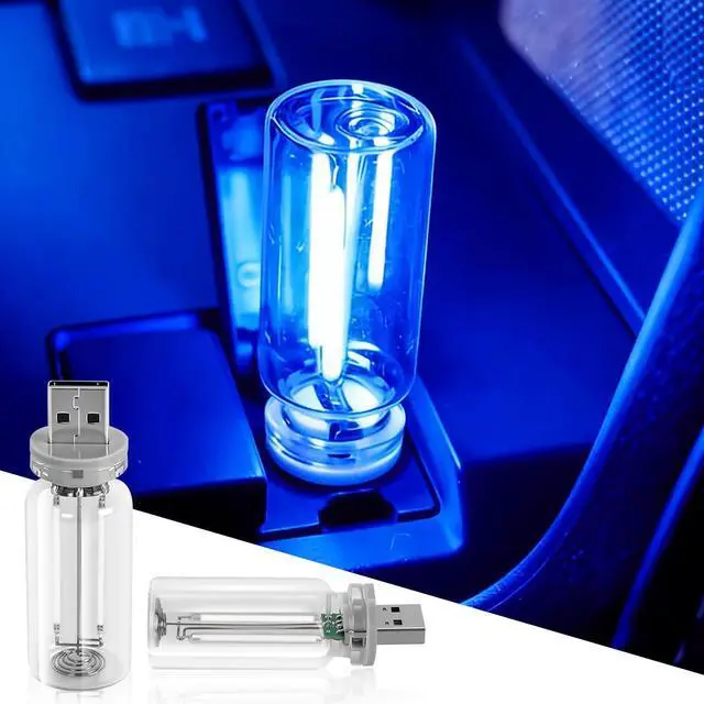 Main image of 2PCS USB LED Lights for Car Interior, Mini Ambient Lighting Car Interior Lights, Touch Control Car USB Light, Decorative Night Light for Vehicle Bedroom Camping(Blue)