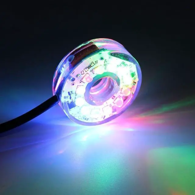 Alt view image 4 of 7 - LED Aquarium Light, Colorful Submersible LED Light Waterproof USB Underwater Light for Aquarium Fish Tank