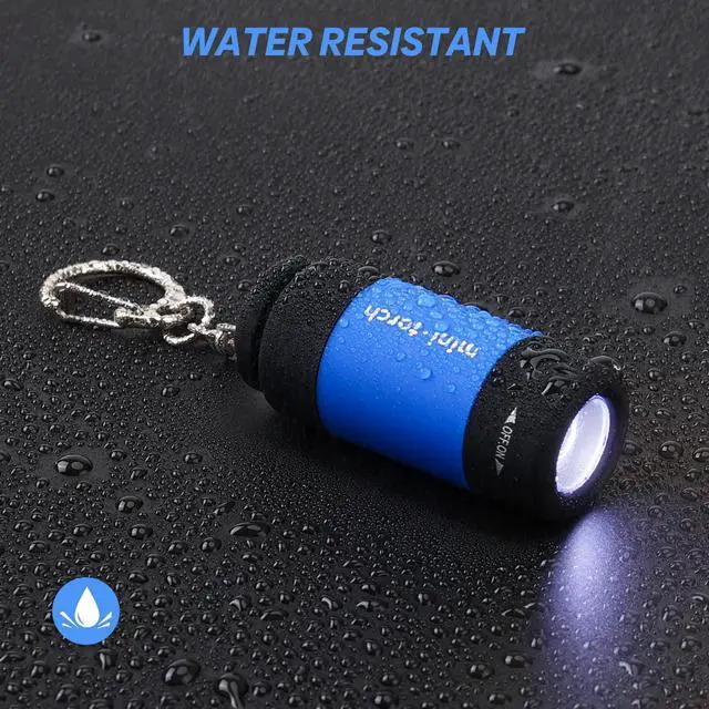 Alt view image 6 of 7 - Mini Keychain Light,USB Rechargeable Keychain Flashlights 3 Pack Waterproof Small Flashlights for Emergency LED Tiny Flashlight Colorful Gift for Kids Students Family