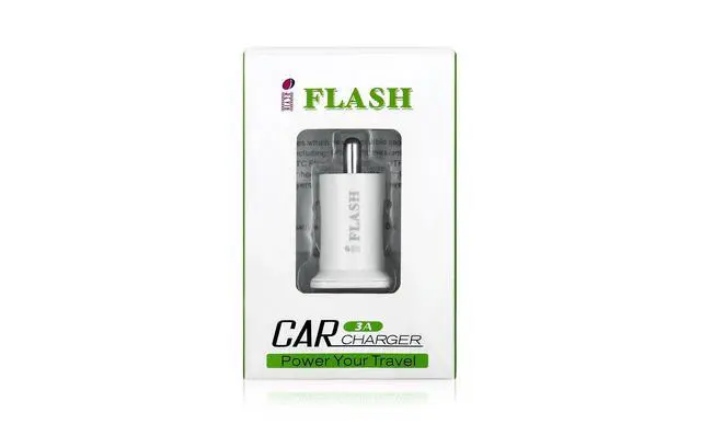 Alt view image 4 of 5 - Dual USB Car Lighter Charger Adapter with 3A Output - fast Heavy Duty Ouput - Support Apple iPad Pro / Air 2 / mini 2/3/4 iPhone X / 8 Plus / 7 / 6S Plus / 6 / SE /5S (White)