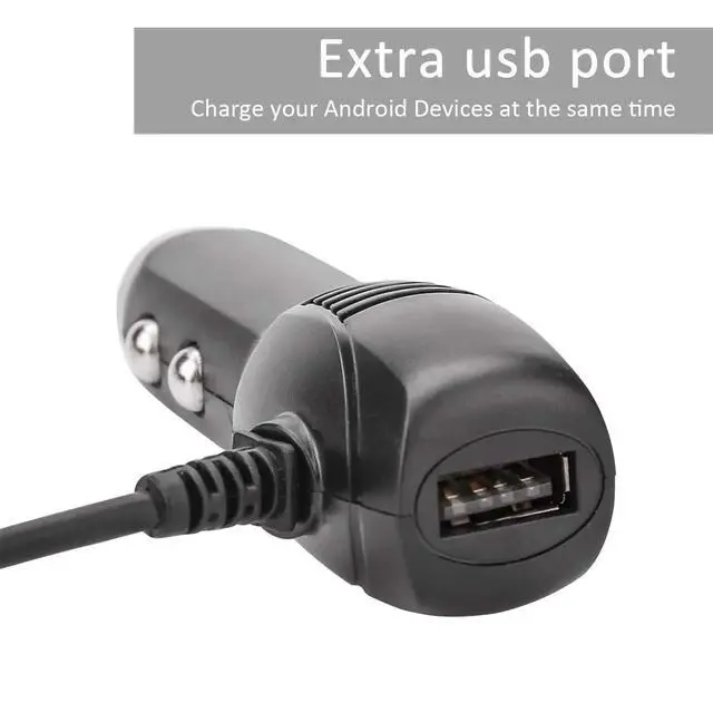 Alt view image 3 of 6 - Dash Cam Charger Mini USB, Car Charger with USB Port Compatible with APEMAN, Rexing, Byakov, AKASO, Crosstour, Trekpow, Pruveeo, OldShark, Garmin and Most Other Dash Cam, Android Devices. (11.5FT)