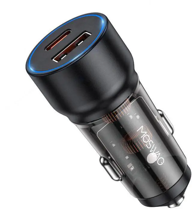 Main image of USB C Car Charger, 75W Mini Cigarette Lighter USB Charger