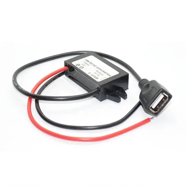 Alt view image 6 of 7 - 1pc 12V 24V to 5V 3A 15W Regulator Power Supply Module Dual USB Output Power Adapter Converter for Car Charger(Straight Headed mini)