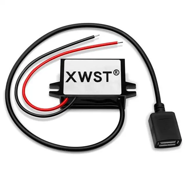 Alt view image 2 of 5 - DC DC 12V 24V 36V 48V 60V 72V to 5V Step Down Power Converter 3A 15W Micro Mini Ear USB Converter Charger for Car Charging(Single Micro USB)