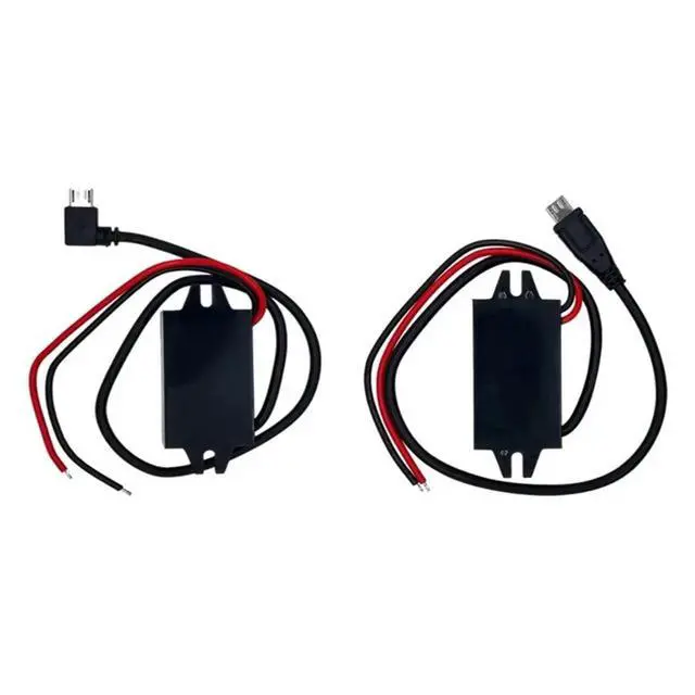 Alt view image 4 of 7 - 1pc 12V24V to 5V 3A Step Down Converter Power Supply Module for Adapter Mini Micro USB Car Male Female with Car Charger(Bend-Micro)