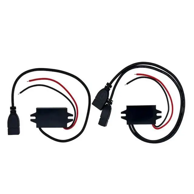 Alt view image 7 of 7 - 1pc 12V24V to 5V 3A Step Down Converter Power Supply Module for Adapter Mini Micro USB Car Male Female with Car Charger(Bend-Micro)