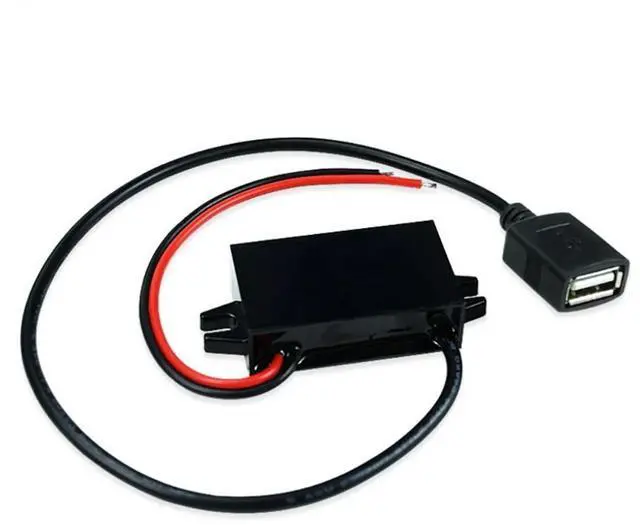 Alt view image 4 of 6 - 12V 24V 36V 48V 60V 72V to 5V 3A USB DC DC Step Down Power Converter Car Auto Phone Motorcycle Charger Adapter 11V-90V(Single mini,11V-60V to 5V 3A)