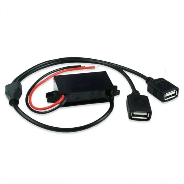 Alt view image 5 of 6 - 12V 24V 36V 48V 60V 72V to 5V 3A USB DC DC Step Down Power Converter Car Auto Phone Motorcycle Charger Adapter 11V-90V(Single mini,11V-60V to 5V 3A)