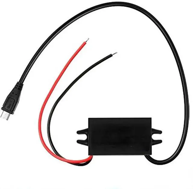 Alt view image 2 of 6 - 12V 24V 36V 48V 60V 72V to 5V 3A USB DC DC Step Down Power Converter Car Auto Phone Motorcycle Charger Adapter 11V-90V(Single mini,11V-60V to 5V 3A)