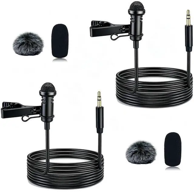 Main image of 2-Pack Lavalier Microphone for DJI MIC 1/2 & Rode Wireless GO II