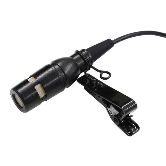 Alt view image 3 of 3 - Lapel Microphone Lavalier Microphone Unidirectional Condenser Microphone Compatible with Shure Wireless Transmitter(Mini XLR TA4F Connector) for Shure Radio Mic Wireless bodypack Transmitter