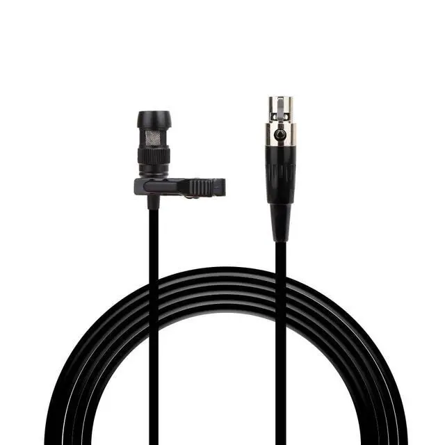 Alt view image 7 of 7 - Lavalier Microphone Lapel Microphone, Heart Shaped Directional Condenser mic Compatible with Shure Wireless Bodypack Transmitter, with 1.45m Cable Mini XLR 4 Pin TA4F Plug