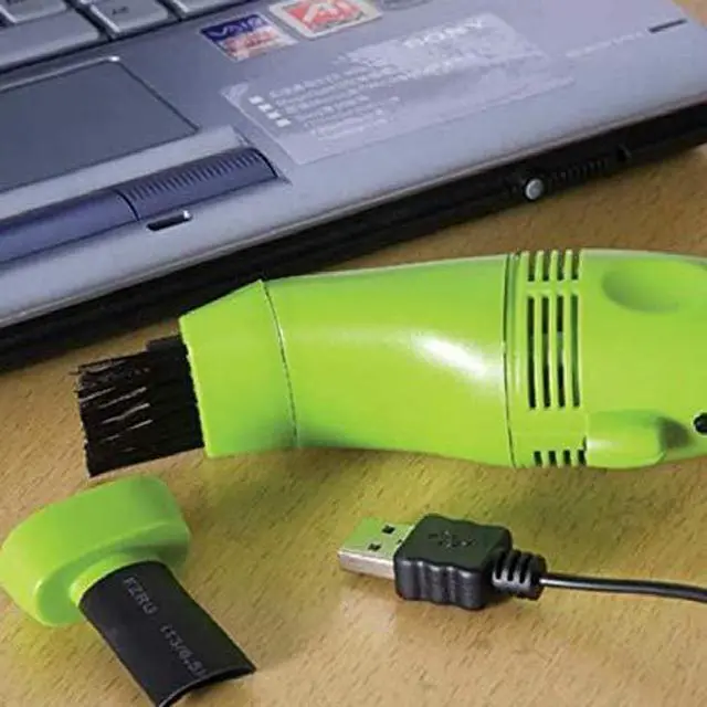 Alt view image 4 of 7 - Mini USB Desktop Table Keyboard Vacuum Cleaner with Brushes(Random)
