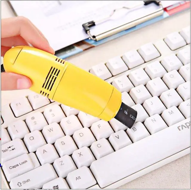 Alt view image 7 of 7 - Mini USB Desktop Table Keyboard Vacuum Cleaner with Brushes(Random)