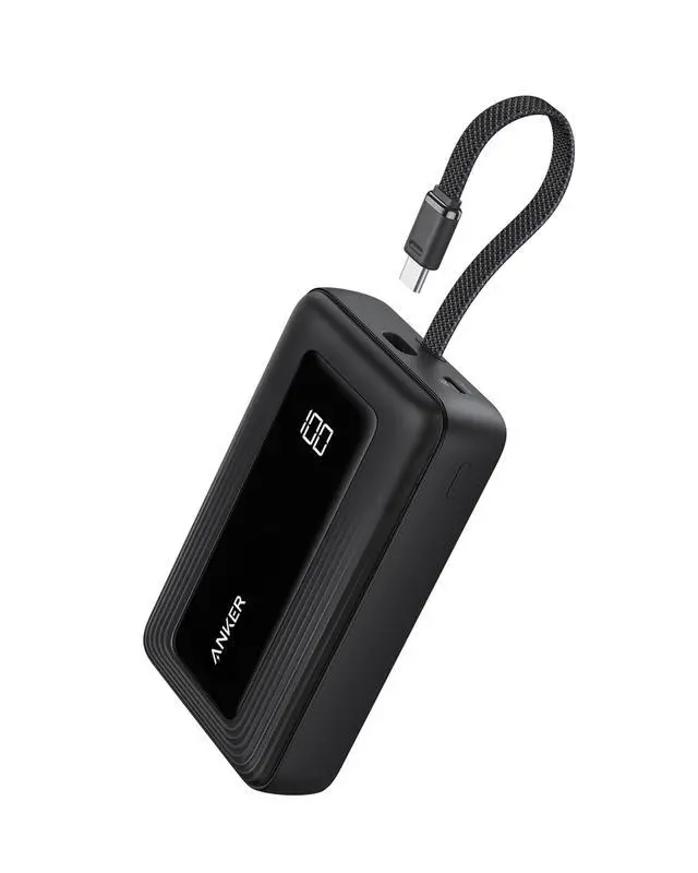 Main image of Zolo Power Bank (2025 Upgraded Version), 20,000mAh 30W High-Speed Portable Charger with Built-in USB-C Cable, Battery Pack for iPhone 17/16 / 15 Series, Galaxy, and More