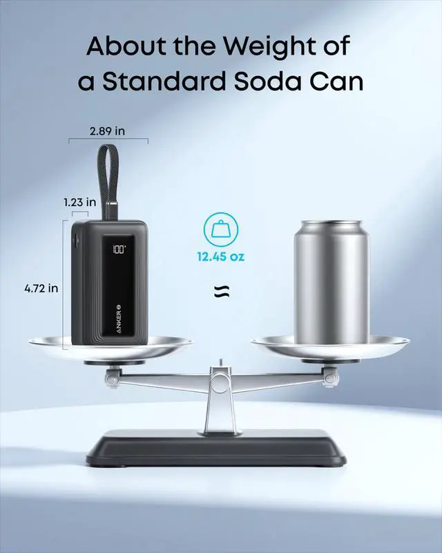 Alt view image 4 of 7 - Zolo Power Bank (2025 Upgraded Version), 20,000mAh 30W High-Speed Portable Charger with Built-in USB-C Cable, Battery Pack for iPhone 17/16 / 15 Series, Galaxy, and More